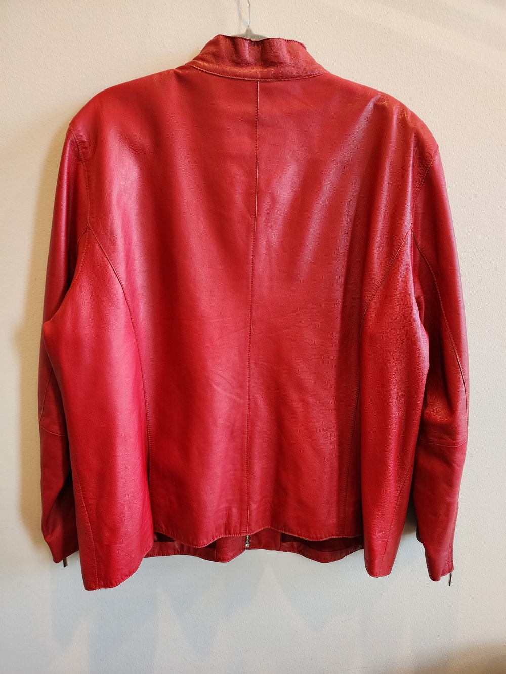 Women’s WILSON LEATHER Red MOTO Jacket PELLE SIZE 2X - Picture 10 of 15